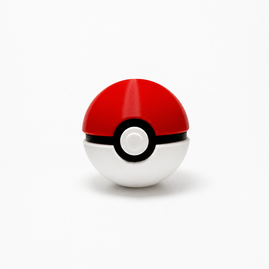Poké Ball decorativa impresa en 3D