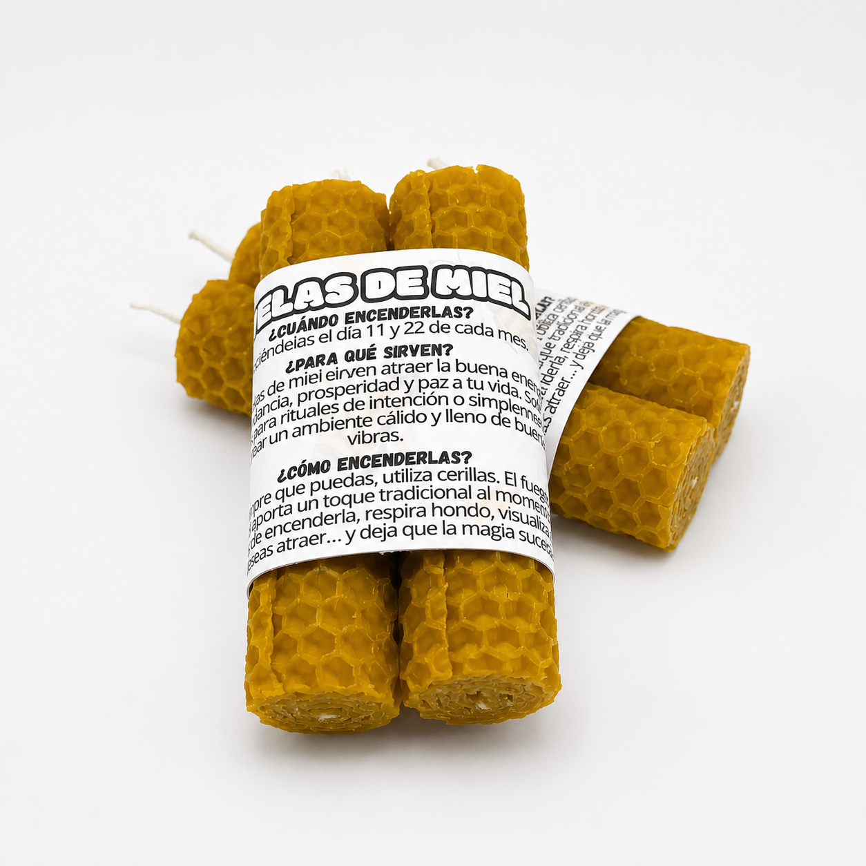 Velas de cera de abeja