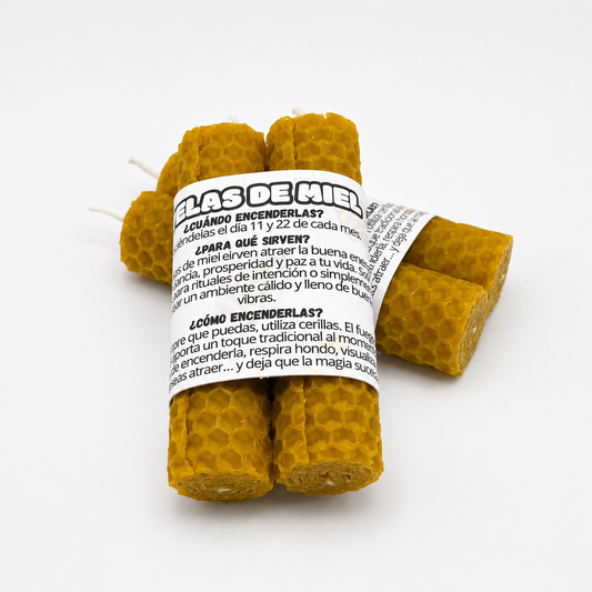Velas de cera de abeja