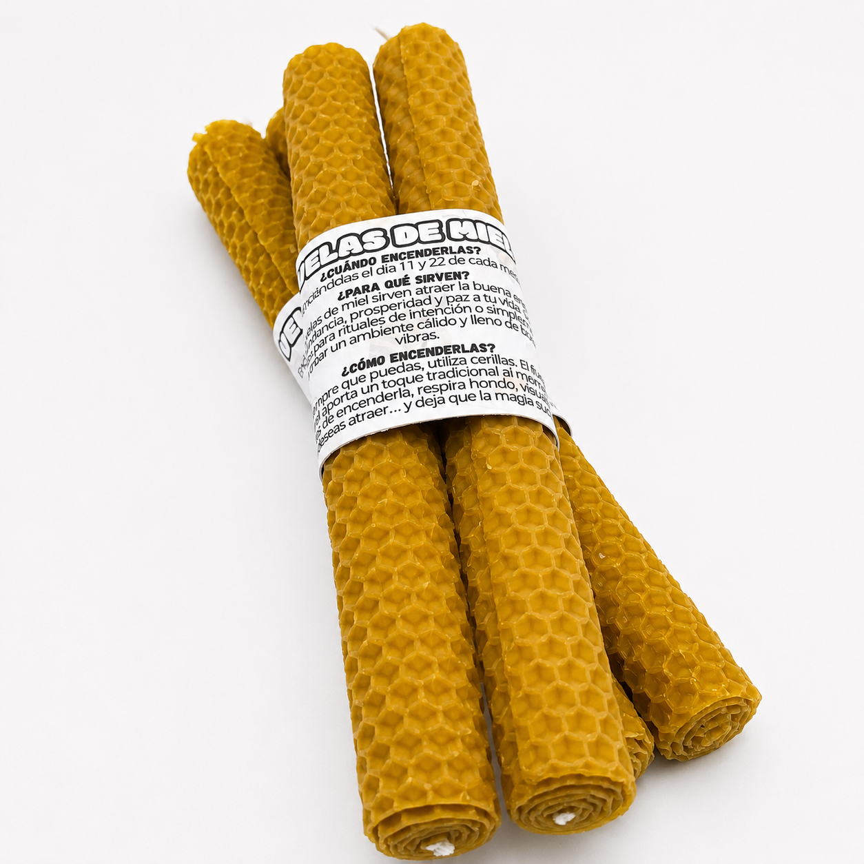 Velas de cera de abeja