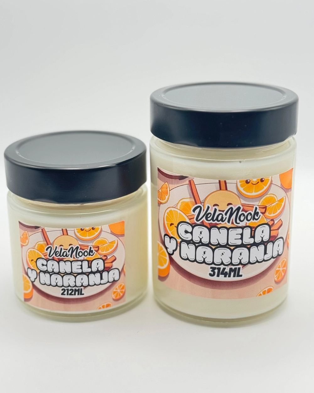 Vela aromática de Canela y Naranja